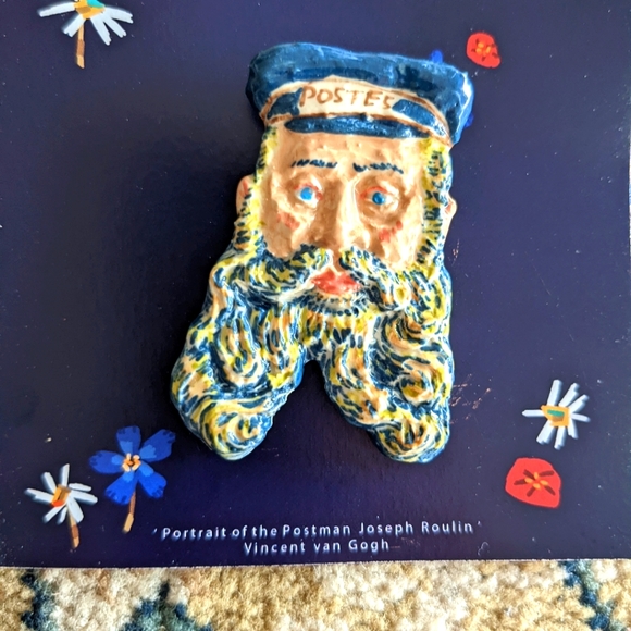 Jewelry - Joseph Roulin portrait of the post man